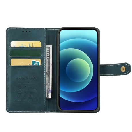 Чехол-книжка Copper Buckle Craft для Samsung Galaxy A03 Core- зеленый