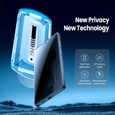 Захисне скло NILLKIN Guardian Full Coverage Privacy для Samsung Galaxy S25 Ultra 5G