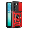 Протиударний чохол Sliding Camshield для Infinix Hot 50 4G - червоний