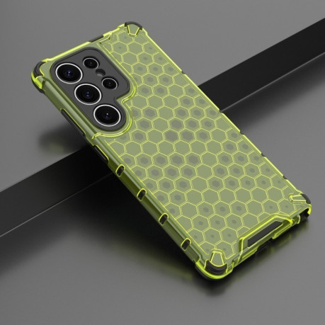 Протиударний чохол Honeycomb для Samsung Galaxy S25 Ultra 5G - зелений