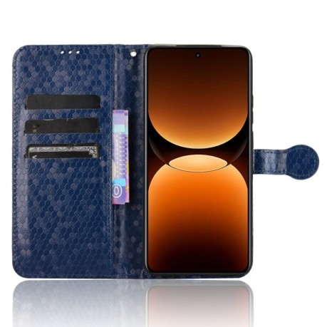 Чехол-книжка Honeycomb Dot для Realme GT 7 Pro - синий