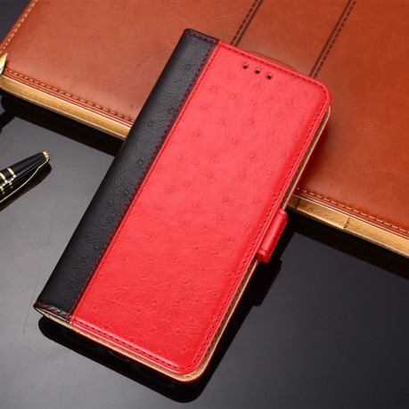 Чохол-книжка Ostrich Texture для Xiaomi Redmi 10A/9C - червоний