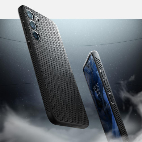 Оригинальный чехол Spigen Liquid Air для Samsung Galaxy S23 - MATTE BLACK