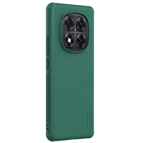 Противоударный чехол NILLKIN Super Frosted для Xiaomi Redmi Note 14 Pro+ 5G - зеленый