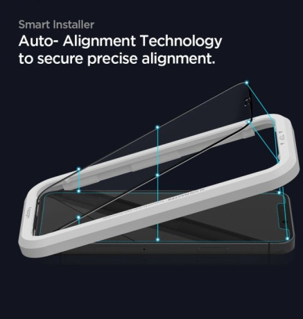 Комплект захисного скла Spigen Alm Glass Fc для iPhone 12/12 Pro Black