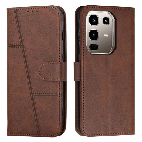 Чохол-книжка Stitching Calf Texture для Infinix Note 50 4G / 50 Pro 4G - коричневий