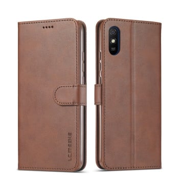 Чохол книжка LC.IMEEKE Calf Texture на Xiaomi Redmi 9A - коричневий