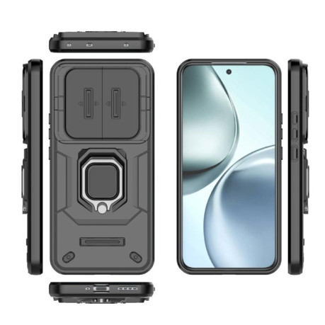 Протиударний чохол Sliding Camshield для Realme 14 Pro+ 5G - чорний