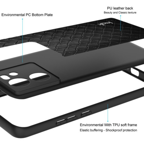 Противоударный чехол IMAK UC-1 Series на OnePlus Ace 2V 5G/Nord 3 5G - черные