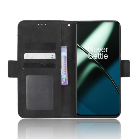 Чохол-книжка Skin Feel Calf на OnePlus 11 5G - чорний