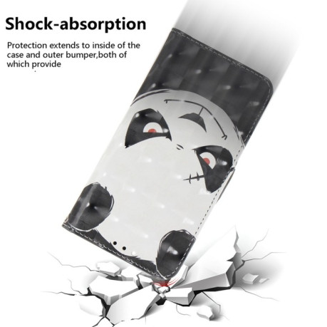 Чехол-книжка Crystal 3D Shockproof Protective Leather для Samsung Galaxy M35 - Bear