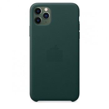 Кожаный Чехол Leather Case Forest Green для iPhone 11 Pro