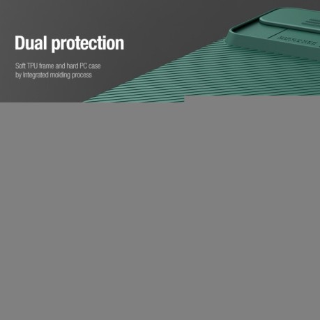 Ударозащитный чехол NILLKIN CamShield Pro на Google Pixel 9 Pro - синий
