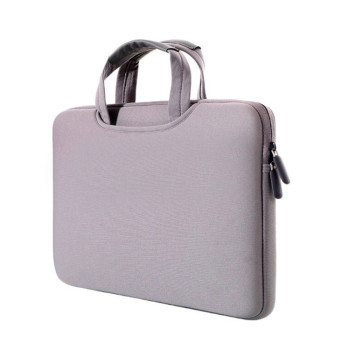 Сумка тканевая Portable Stylish Business Felt Sleeve Bag Protective Case на диагональ 15.4 для MacBook Air/Pro, Lenovo - серая