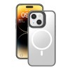 Чехол Magsafe Magnetic Frosted Skin Feel для iPhone 15 Plus - серый