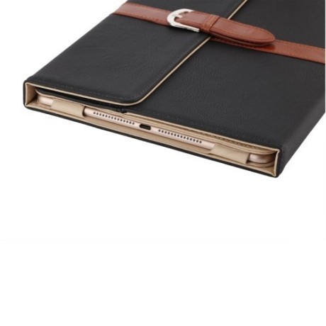 Кожаный Чехол Bussiness Style черный для iPad Air 2