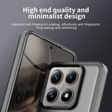 Противоударный чехол MagSafe Holder PC Hybrid для Xiaomi 14T - черный