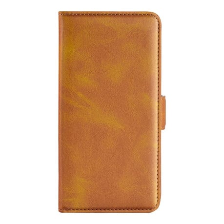 Чехол-книжка Dual-side Magnetic Buckle для Motorola Edge 60 Pro - желтый