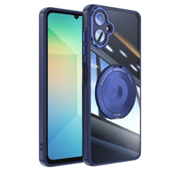 Противоударный чехол MagSafe Acrylic Hybrid для Samsung Galaxy A06 4G - синий