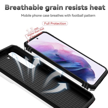 Противоударный чехол Sliding Camshield Card для Samsung Galaxy S22 5G - черный