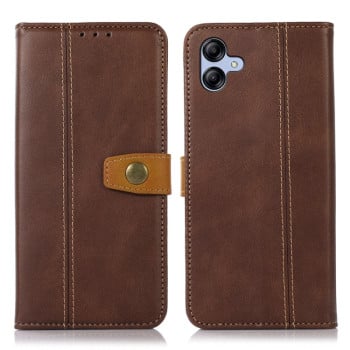 Чохол-книжка Stitching Thread для Samsung Galaxy A05 4G - кавовий