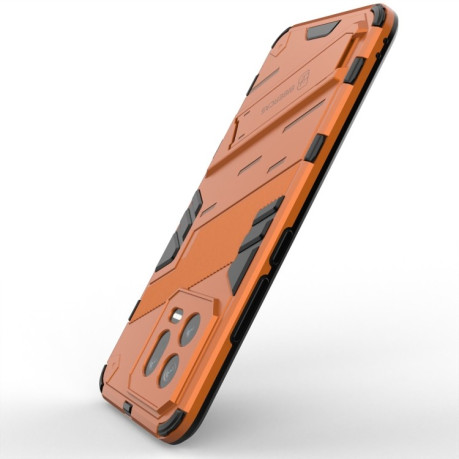 Противоударный чехол Punk Armor для Xiaomi 13 - оранжевый