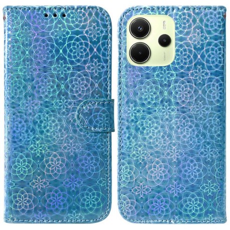 Чехол-книжка Solid Color Colorful на Xiaomi Redmi Note 14 4G 164.84mm - синий