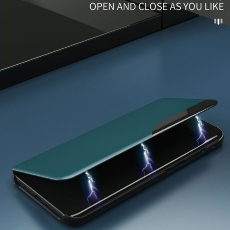 Чехол-книжка Clear View Standing Cover на Samsung Galaxy A13 4G - синий
