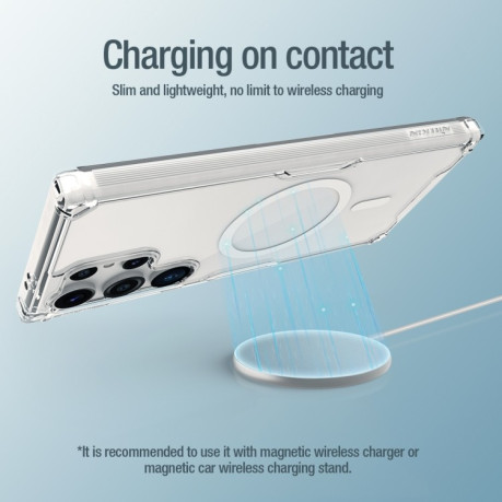 Чохол  NILLKIN Ultra Clear Magsafe для Samsung Galaxy S24 Ultra 5G - прозорий