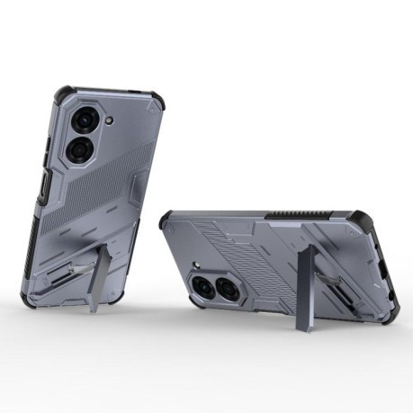 Противоударный чехол Punk Armor для Xiaomi Redmi A5 4G 171.1mm / Poco C71 5G - серый
