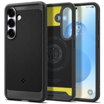 Оригінальний чохол Spigen Rugged Armor Mag MagSafe для Samsung Galaxy S25+Plus - Matte Black