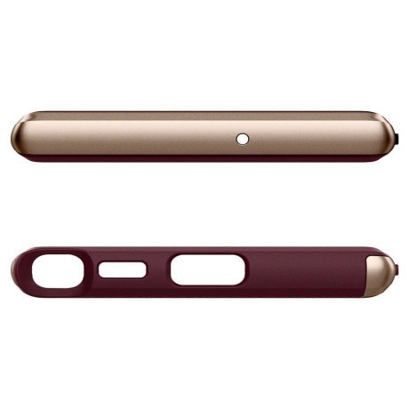 Оригінальний чохол Spigen Neo Hybrid для Samsung Galaxy S22 Ultra - Burgundy