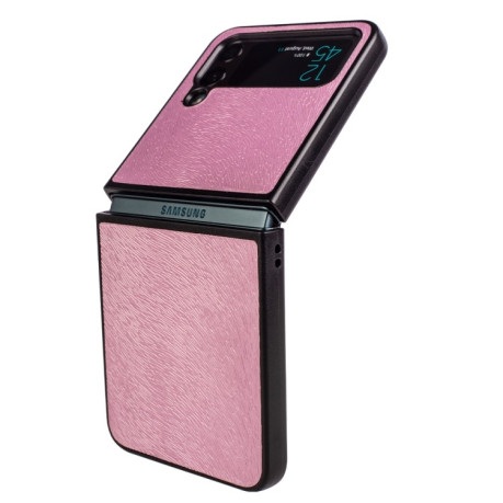 Противоударный чехол Peacock для Samsung Galaxy Flip4  - розовый