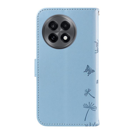 Чехол-книжка Dandelion Embossed Pattern Flip Leather для OnePlus 13R 5G Global - голубой