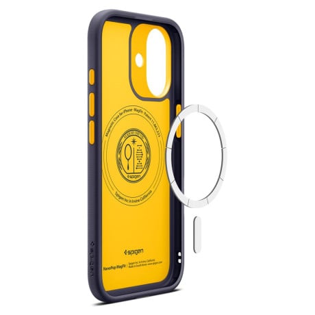 Оригинальный чехол Spigen Nano Pop с MagSafe на iPhone 17 - navy blue