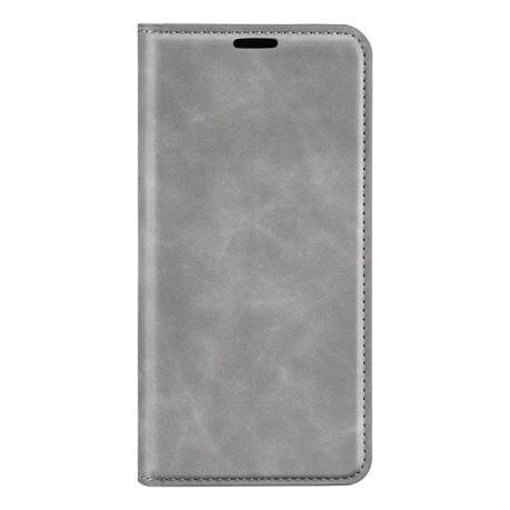Чохол-книжка Retro Skin Feel Business Magnetic для Samsung Galaxy A35 - сірий