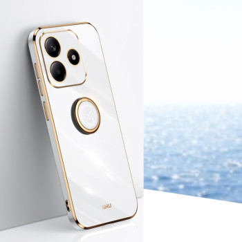 Противоударный чехол XINLI Straight Edge для Xiaomi Redmi Note 14 5G - белый