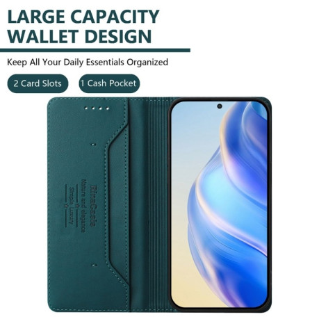 Чохол-книжка Retro Skin Feel Business Magnetic на Realme GT 7 Pro 5G - зелений