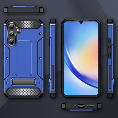 Протиударний чохол Matte Holder для Samsung Galaxy A34 5G - синій