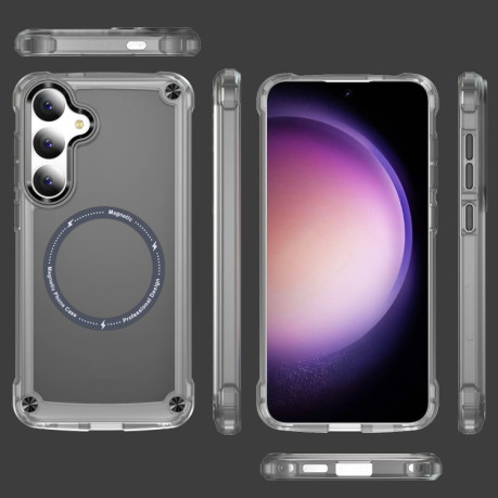 Протиударний чохол Skin Feel TPU + PC MagSafe Magnetic для Samsung Galaxy S25+ 5G - чорний