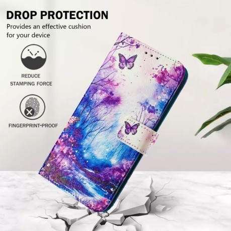 Чохол-книжка Colored Drawing Pattern для iPhone 16e - кольоровий