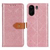 Чехол-книжка European Floral для Xiaomi Redmi 13C/Poco C65/Poco C65 - розовый