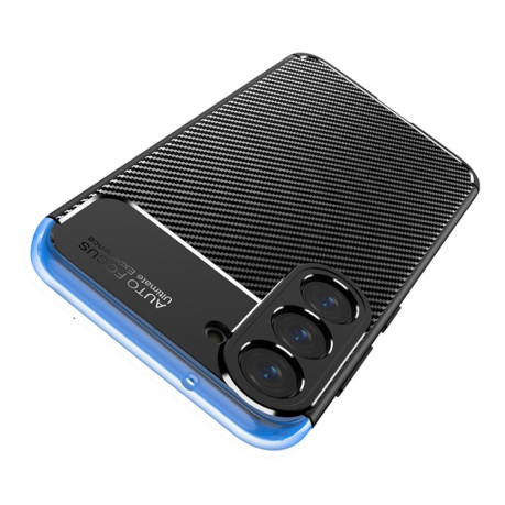 Ударозахисний чохол HMC Carbon Fiber Texture на Samsung Galaxy S23+Plus 5G - чорний