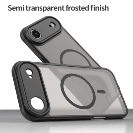 Чехол Fan Dun Series гибрид Frosted с Magsafe на iPhone Air - черный