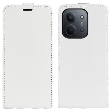 Флип-чехол R64 Texture Single на Xiaomi Redmi 15C 5G / 4G EU 173mm - белый