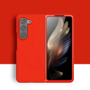 Силиконовый чехол Silicone Skin Feel Folding для Samsung Galaxy Fold 5 - красный