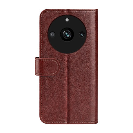 Чохол-книжка R64 Texture Single для Realme 11 Pro 5G/11 Pro+ 5G - коричневий
