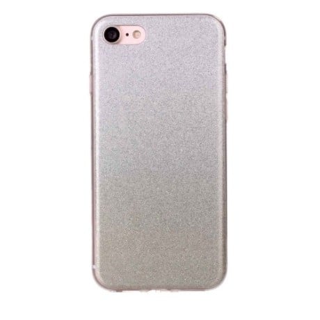 TPU Чехол Glitter Powder Серебристый для iPhone SE 3/2 2022/2020/8/7
