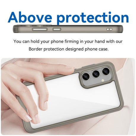 Протиударний чохол Colorful Acrylic Series Samsung Galaxy S23 FE - сірий