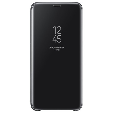 Оригінальний Чохол Samsung Clear View Standing Cover для Galaxy S9+ Plus (G965) EF-ZG965CBEGRU - Black